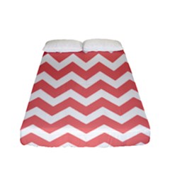 Chevron Pattern Gifts Fitted Sheet (full/ Double Size) by GardenOfOphir