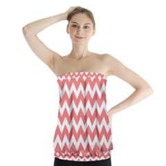 Chevron Pattern Gifts Strapless Top by GardenOfOphir