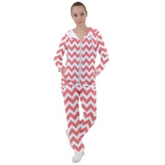 Chevron Pattern Gifts Women s Tracksuit by GardenOfOphir