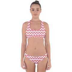 Chevron Pattern Gifts Cross Back Hipster Bikini Set by GardenOfOphir