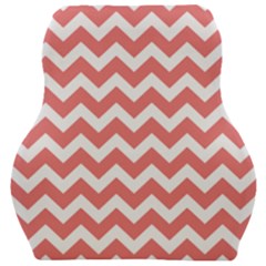 Chevron Pattern Gifts Car Seat Velour Cushion  by GardenOfOphir