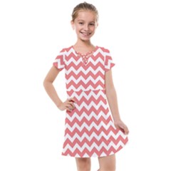 Chevron Pattern Gifts Kids  Cross Web Dress by GardenOfOphir