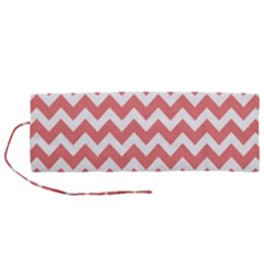 Chevron Pattern Gifts Roll Up Canvas Pencil Holder (m) by GardenOfOphir