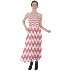 Chevron Pattern Gifts Tie Back Maxi Dress by GardenOfOphir