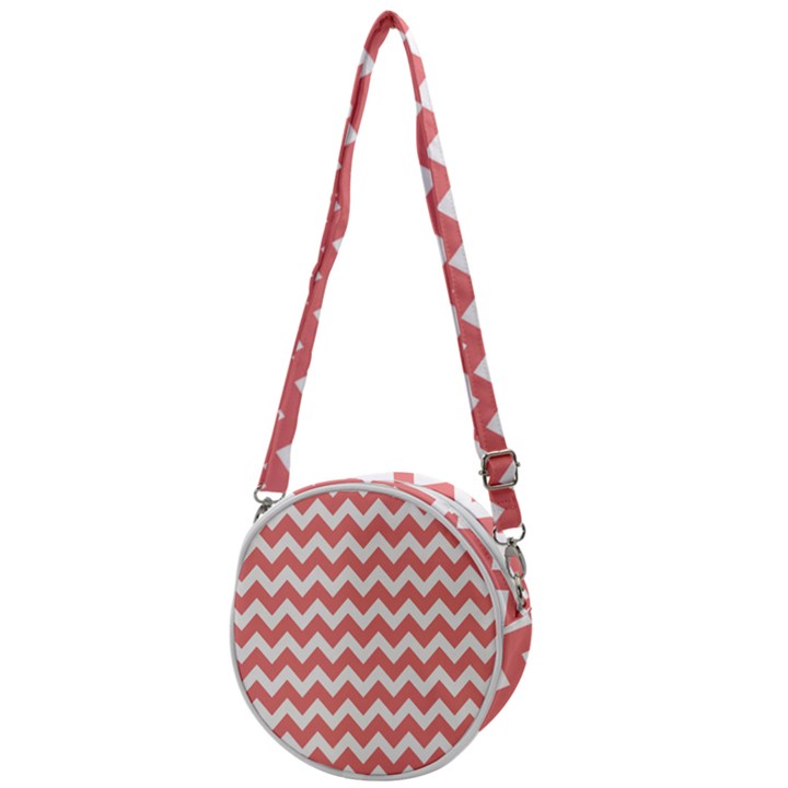 Chevron Pattern Gifts Crossbody Circle Bag