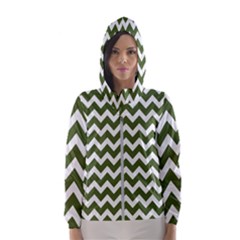 Chevron Pattern Gifts Women s Hooded Windbreaker by GardenOfOphir