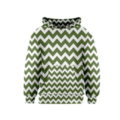 Chevron Pattern Gifts Kids  Pullover Hoodie by GardenOfOphir