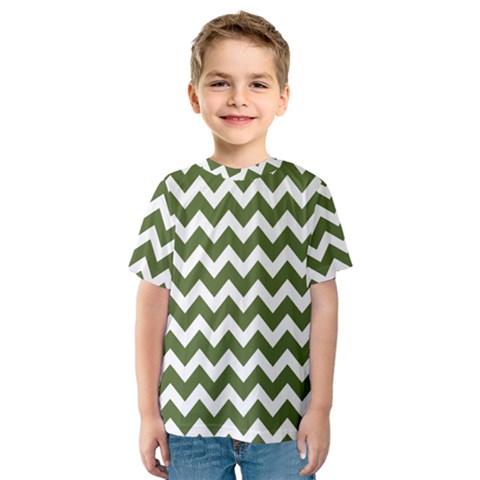 Chevron Pattern Gifts Kids  Sport Mesh Tee by GardenOfOphir