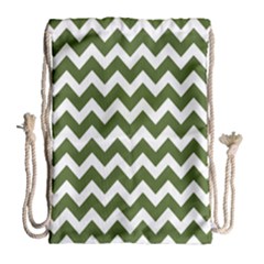 Chevron Pattern Gifts Drawstring Bag (large) by GardenOfOphir