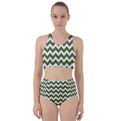 Chevron Pattern Gifts Racer Back Bikini Set by GardenOfOphir