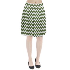 Chevron Pattern Gifts Pleated Skirt by GardenOfOphir