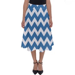 Chevron Pattern Gifts Perfect Length Midi Skirt by GardenOfOphir