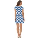 Chevron Pattern Gifts Short Sleeve Tiered Mini Dress View4