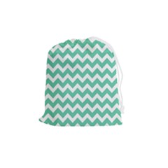 Chevron Pattern Giftt Drawstring Pouch (medium) by GardenOfOphir