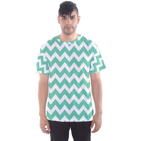 Chevron Pattern Giftt Men s Sport Mesh Tee by GardenOfOphir