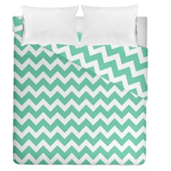 Chevron Pattern Giftt Duvet Cover Double Side (queen Size) by GardenOfOphir