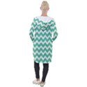 Chevron Pattern Giftt Hooded Pocket Cardigan View2