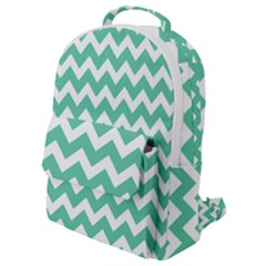 Chevron Pattern Giftt Flap Pocket Backpack (small) by GardenOfOphir