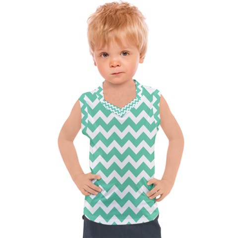 Chevron Pattern Giftt Kids  Sport Tank Top by GardenOfOphir