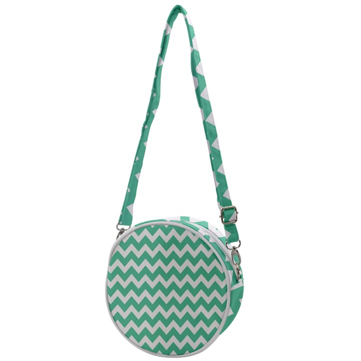 Chevron Pattern Giftt Crossbody Circle Bag