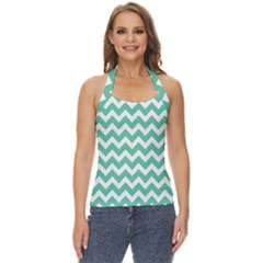 Chevron Pattern Giftt Basic Halter Top by GardenOfOphir