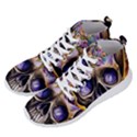 Skull With Flowers - Day Of The Dead Men s Lightweight High Top Sneakers View2