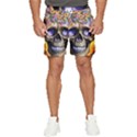 Skull With Flowers - Day Of The Dead Men s Runner Shorts View1