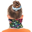 Sugar Skull With Flowers - Day Of The Dead Face Covering Bandana (Kids) View2