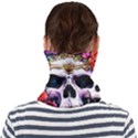 Sugar Skull With Flowers - Day Of The Dead Face Seamless Bandana (Adult) View2