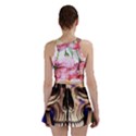 Retro Gothic Skull With Flowers - Cute And Creepy Mini Skirt View2