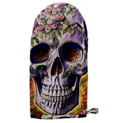 Cute Sugar Skull With Flowers - Day Of The Dead Microwave Oven Glove