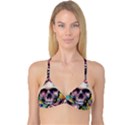 Skull And Bones Retro Reversible Tri Bikini Top View3