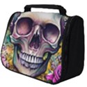 Skull And Bones Retro Full Print Travel Pouch (Big) View1