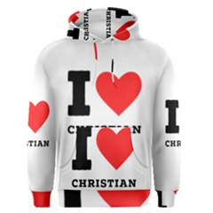 I Love Christian Men s Core Hoodie by ilovewhateva