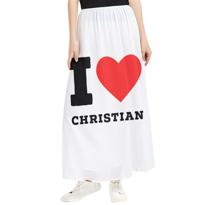 I love christian Maxi Chiffon Skirt