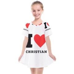 I Love Christian Kids  Smock Dress by ilovewhateva