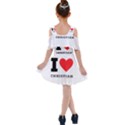 I love christian Kids  Shoulder Cutout Chiffon Dress View2