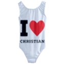 I love christian Kids  Cut-Out Back One Piece Swimsuit View1