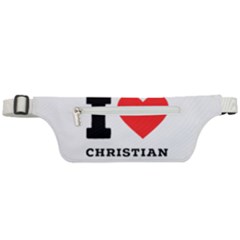 I Love Christian Active Waist Bag by ilovewhateva