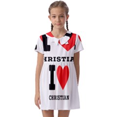 I Love Christian Kids  Asymmetric Collar Dress by ilovewhateva