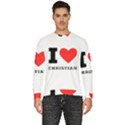 I love christian Men s Fleece Sweatshirt View1