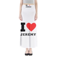 I Love Jeremy  Full Length Maxi Skirt by ilovewhateva