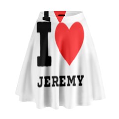 I Love Jeremy  High Waist Skirt by ilovewhateva