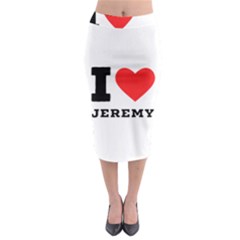 I Love Jeremy  Midi Pencil Skirt by ilovewhateva