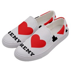 I Love Jeremy  Men s Canvas Slip Ons by ilovewhateva