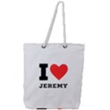 I love Jeremy  Full Print Rope Handle Tote (Large) View1