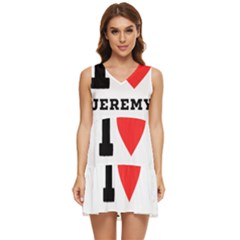 I Love Jeremy  Tiered Sleeveless Mini Dress by ilovewhateva