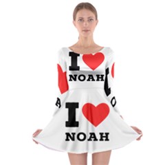 I Love Noah Long Sleeve Skater Dress by ilovewhateva