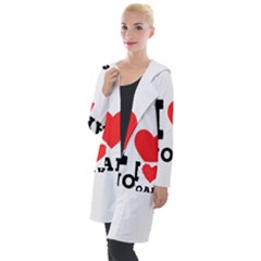 I Love Noah Hooded Pocket Cardigan by ilovewhateva