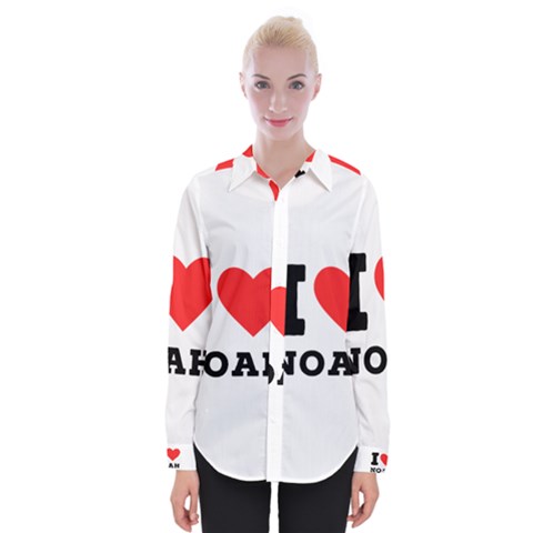 I Love Noah Womens Long Sleeve Shirt by ilovewhateva